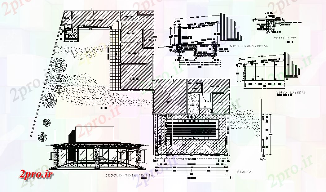 دانلود نقشه مسکونی ، ویلایی ، آپارتمان طرحی خانه های لوکس اتوکد 11 در 12 متر (کد165601)