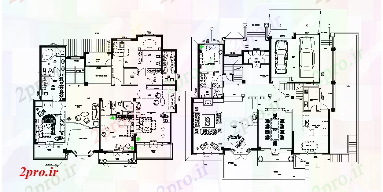 دانلود نقشه طرحی خانه شگفت انگیز اتوکد 15 در 19 متر (کد165609)