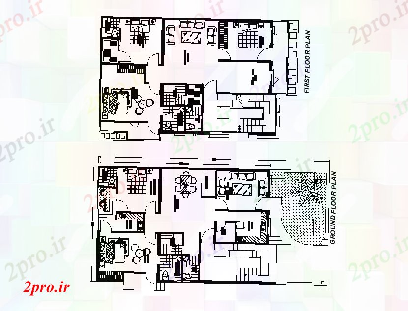 دانلود نقشه مسکونی ، ویلایی ، آپارتمان x75 شرق طرحی مواجه خانه به عنوان در هر شرا Vastu را اتوکد با توجه به در حال حاضر 9 در 14 متر (کد165693)