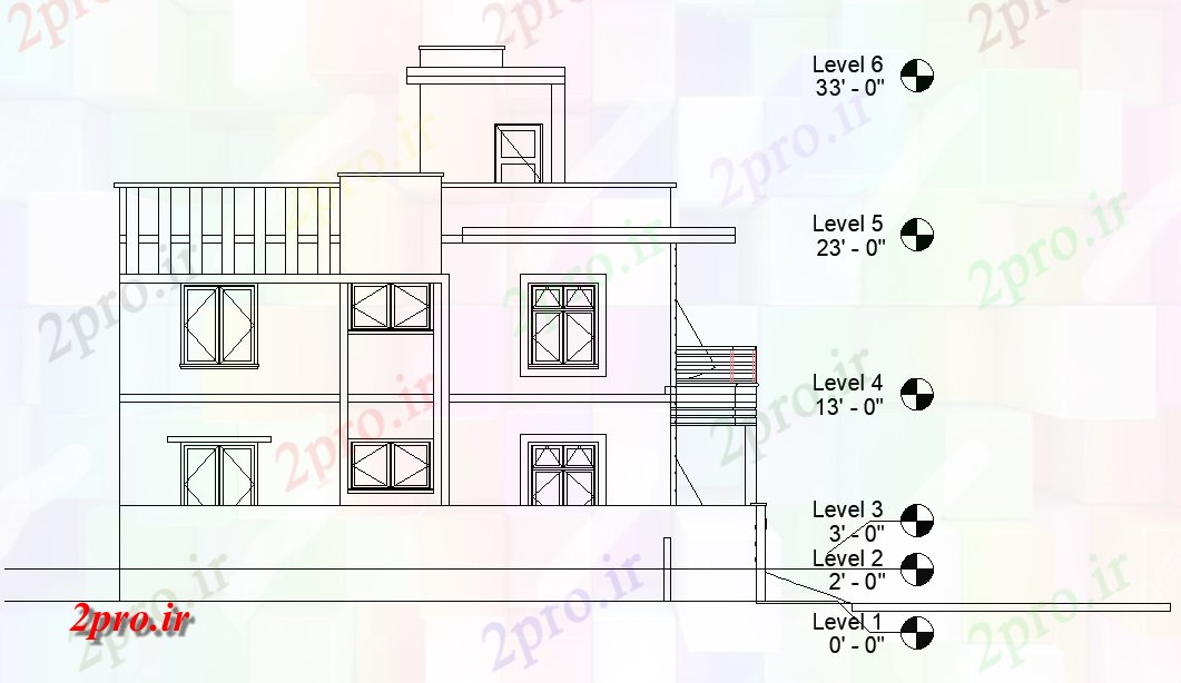 دانلود نقشه مسکونی  ، ویلایی ، آپارتمان  نما صورت غرب از طرحی مواجه خانه شرق 36'x40، به عنوان در هر Vastu Shastra هستند  (کد165782)