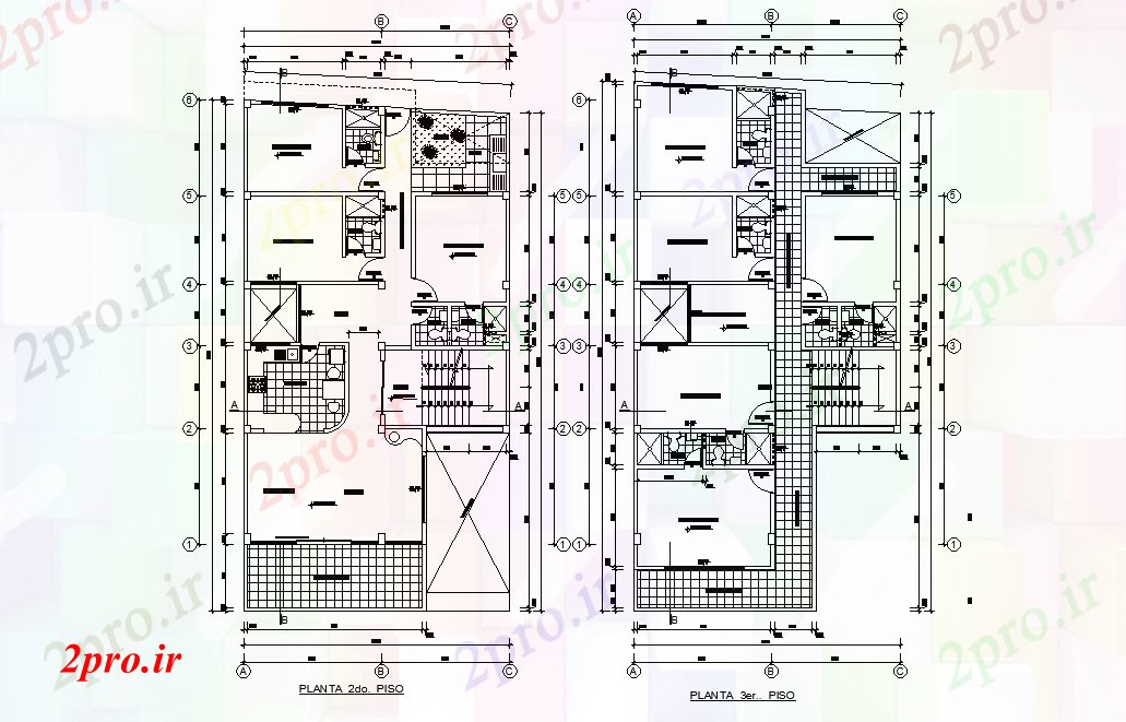 دانلود نقشه مسکونی ، ویلایی ، آپارتمان X18 متر خانه طبقه همکف و طبقه اول طرحی 10 در 19 متر (کد165839)