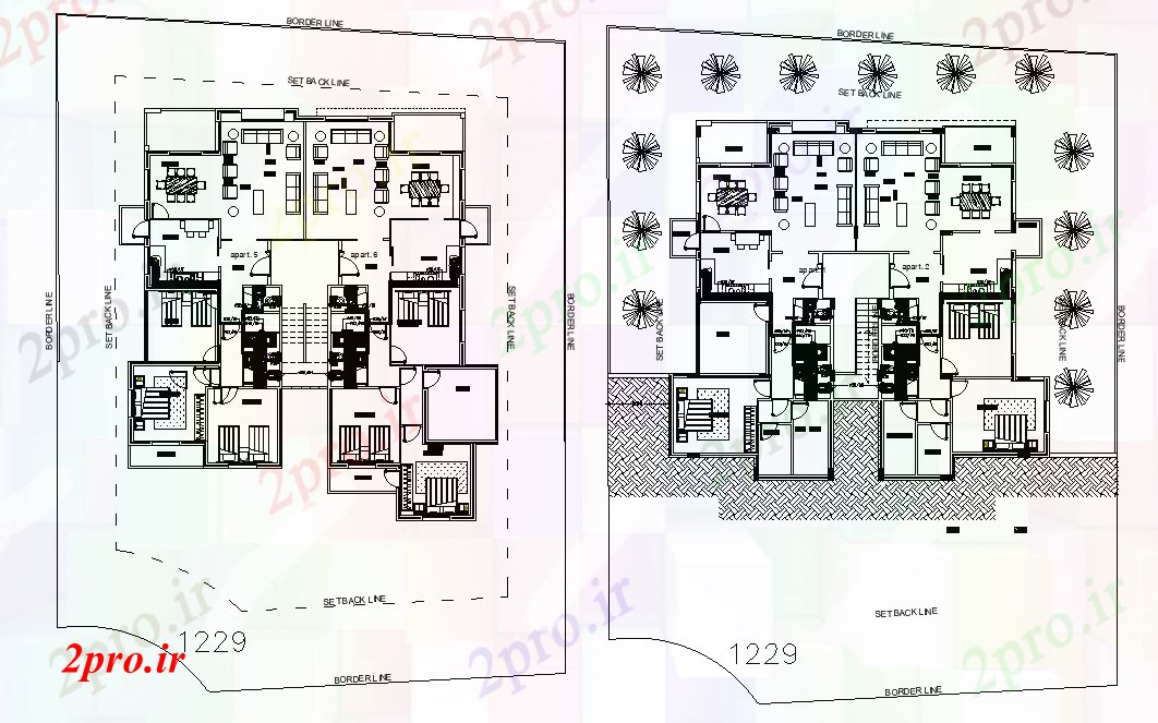 دانلود نقشه مسکونی  ، ویلایی ، آپارتمان  طرحی آپارتمان     (کد165930)