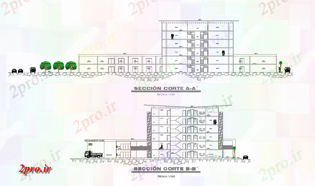 دانلود نقشه هتل - رستوران - اقامتگاه  بخش طراحی جزئیات هتل    (کد166254)