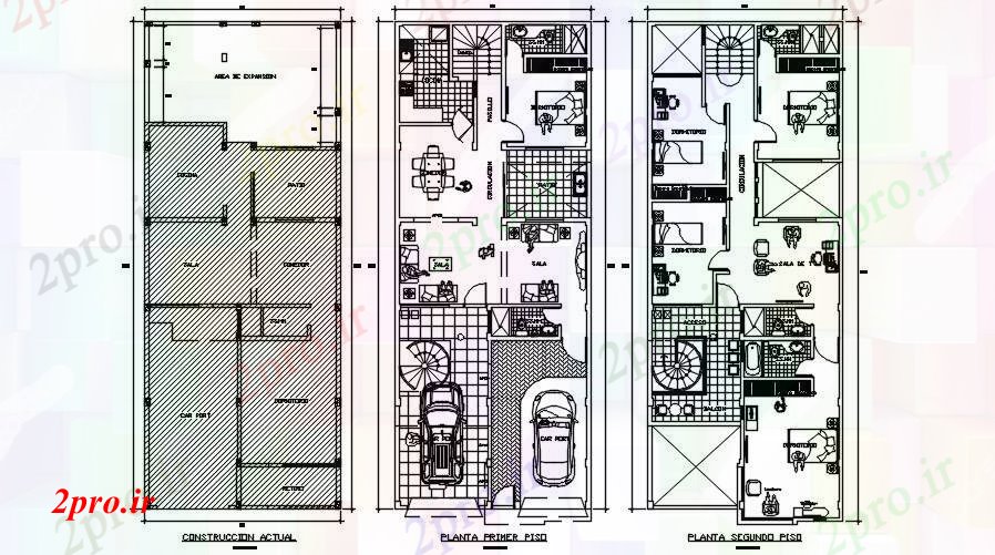 دانلود نقشه مسکونی ، ویلایی ، آپارتمان راه اندازی 8x20m مسکونی مبلمان سازی به این اتوکد رسم های دو بعدی اتوکد 8 در 20 متر (کد166283)
