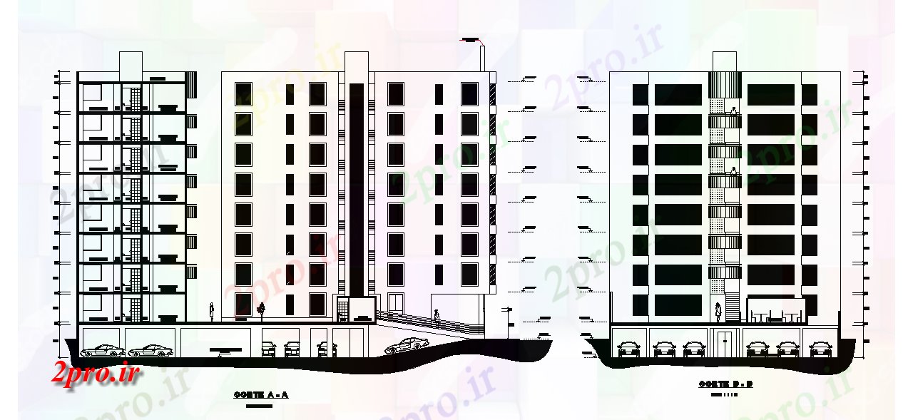 دانلود نقشه مسکونی  ، ویلایی ، آپارتمان  آپارتمان ساخت و ساز    اتوکد می باشد   (کد166644)