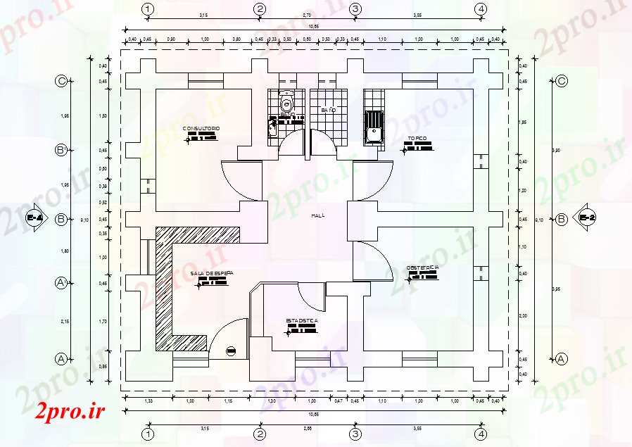 دانلود نقشه جزئیات و طراحی داخلی دفتر شرکت طرحی دفتر طبقه مندرج این  (کد166754)