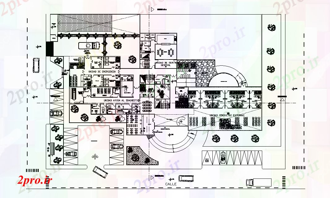 دانلود نقشه ساختمان اداری - تجاری - صنعتی شرکت طرحی طبقه دفتر طراحی تعریف 36 در 75 متر (کد166822)