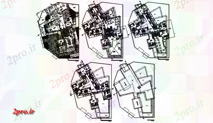 دانلود نقشه برنامه ریزی شهری طرحی سایت جزئیات     (کد166932)