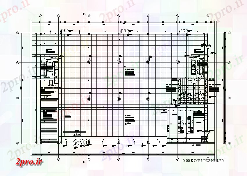 دانلود نقشه هتل - رستوران - اقامتگاه هتل طبقه توالت طرحی جزئیات طراحی 30 در 49 متر (کد167112)