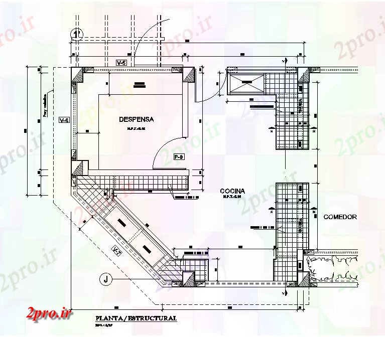 دانلود نقشه طراحی مبلمان آشپزخانه طرحی طبقه آشپزخانه    جدا   (کد167297)