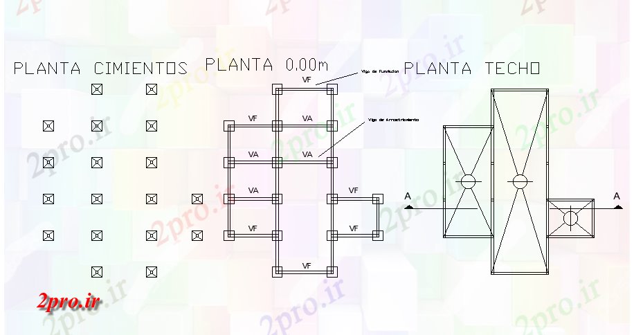 دانلود نقشه طراحی اتوکد پایه جزئیات بنیاد   ارائه   (کد167367)