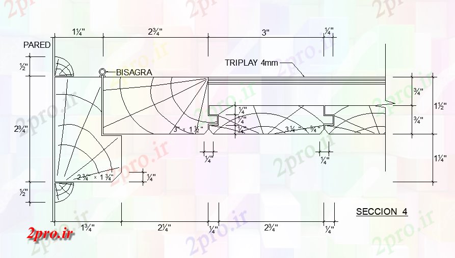 دانلود نقشه جزئیات طراحی در و پنجره  طرحی درب مشخص    دو بعدی  طراحی (کد167373)