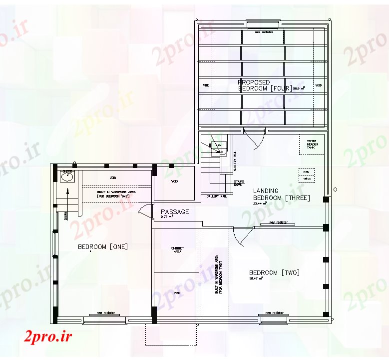 دانلود نقشه خانه های کوچک ، نگهبانی ، سازمانی - ویلایی طرحی طبقه جزئیات طراحی جدا 10 در 11 متر (کد167799)