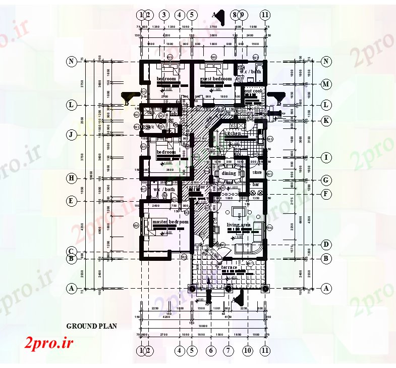 دانلود نقشه مسکونی  ، ویلایی ، آپارتمان  x20m طرحی خانه های مسکونی   (کد167952)