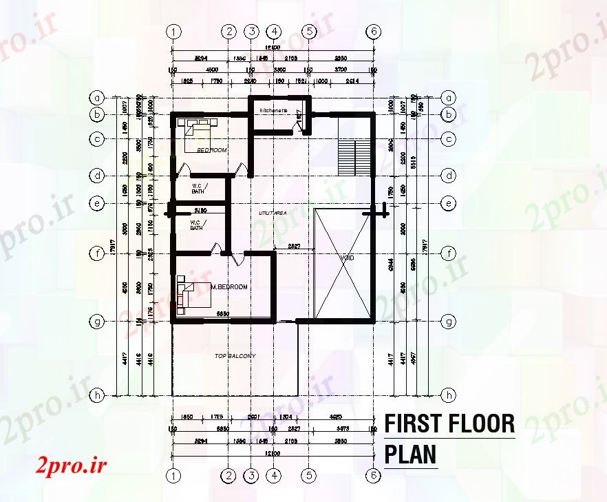 دانلود نقشه مسکونی ، ویلایی ، آپارتمان x18m اولین طرحی خانه طبقه اتوکد رسم noiw 12 در 17 متر (کد168249)