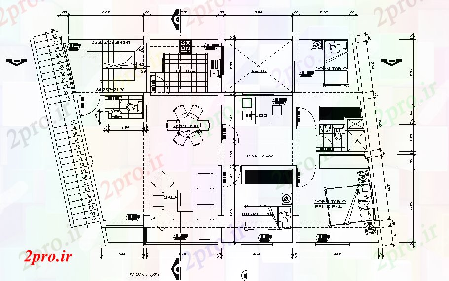 دانلود نقشه فواره x9m طرحی خانه معماری   (کد168365)