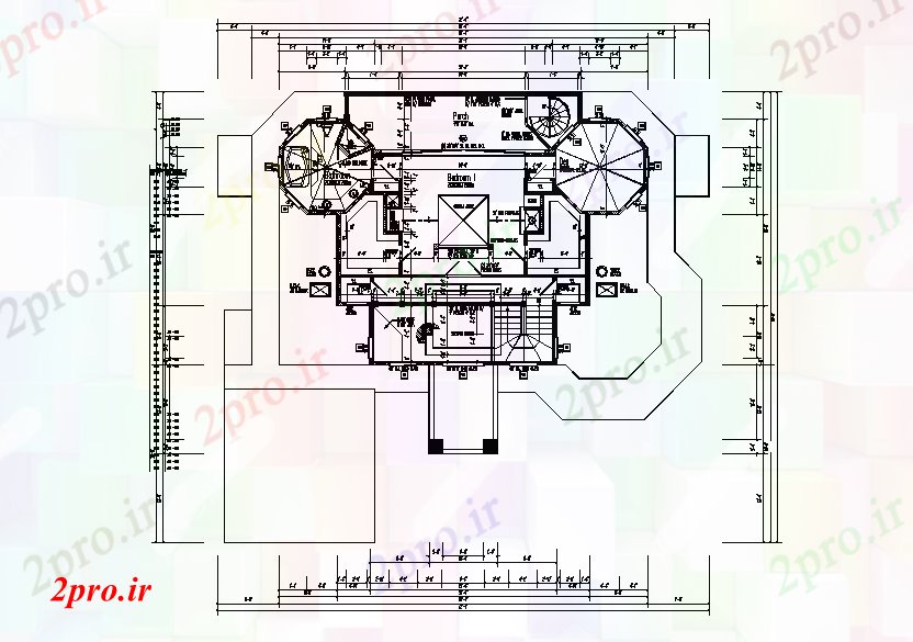 دانلود نقشه هایپر مارکت  - مرکز خرید - فروشگاه طرحی زیبایی آبگرم 72'x66   اتوکد  (کد169136)