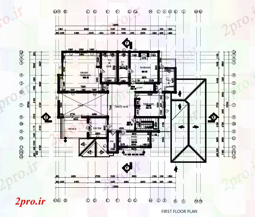 دانلود نقشه مسکونی  ، ویلایی ، آپارتمان  x16m اولین طرحی خانه طبقه   (کد169227)