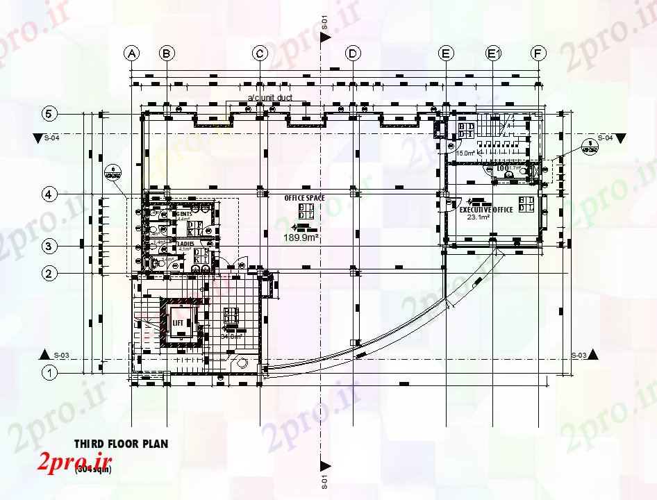 دانلود نقشه ساختمان اداری - تجاری - صنعتی طرحی برق از 24x17m طرحی دفتر طبقه سوم draiwing 15 در 24 متر (کد169270)