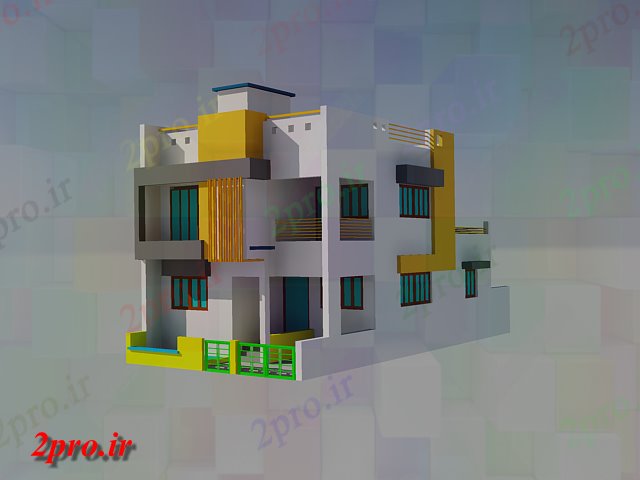 دانلود تری دی خانه مدرن کد (کد20084)
