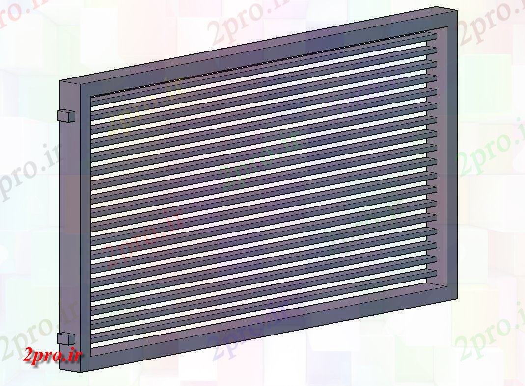 دانلود تری دی  تهویه پنجره چوبی قاب طراحی D مدل اتوکد رایگان دانلود کد  (کد20218)