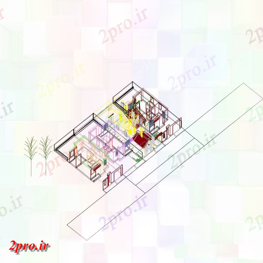 دانلود تری دی 3D طراحی خانه (کد20348)