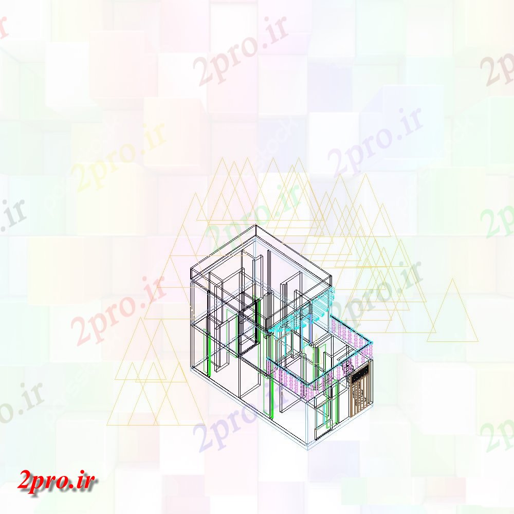دانلود تری دی 3D دوبلکس خانه (کد20432)