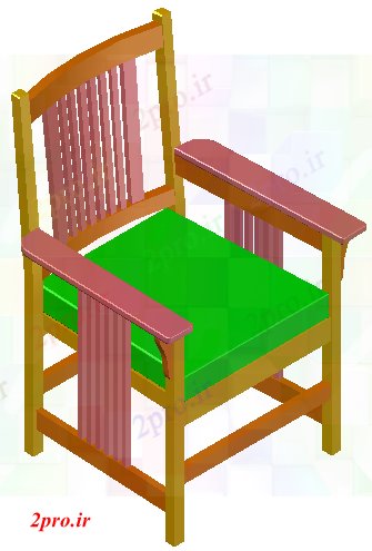 دانلود تری دی  D طراحی  از صندلی کد  (کد20608)