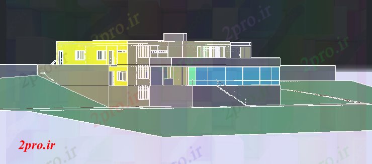 دانلود تری دی  D خانههای ییلاقی طراحی طراحی با سبک های مدرن کد  (کد20720)