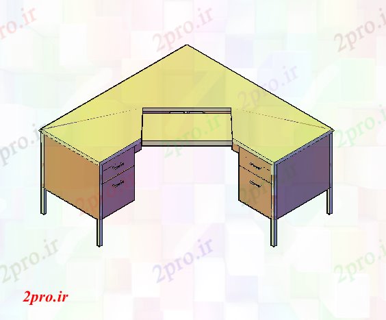 دانلود تری دی  D طراحی طراحی جدول ایستاده رایگان با مواد کاربردی کد  (کد20753)
