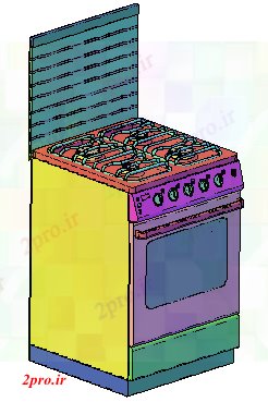دانلود تری دی  D رسم بلوک آشپزخانه اجاق طراحی طراحی کد  (کد20921)