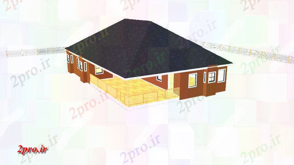 دانلود تری دی  مدرن خانه  کد  (کد21177)