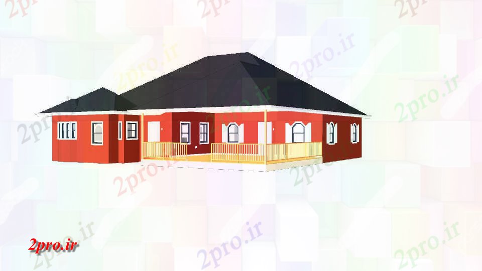 دانلود تری دی  مدرن خانه  کد  (کد21178)