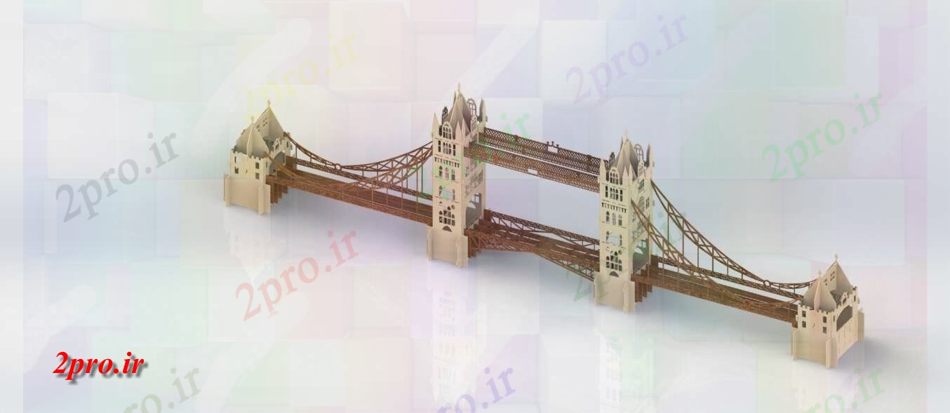 دانلود تری دی  لندن پل برج کد  (کد21678)