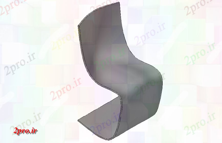 دانلود تری دی  صندلی D مدل در  کد  (کد21717)