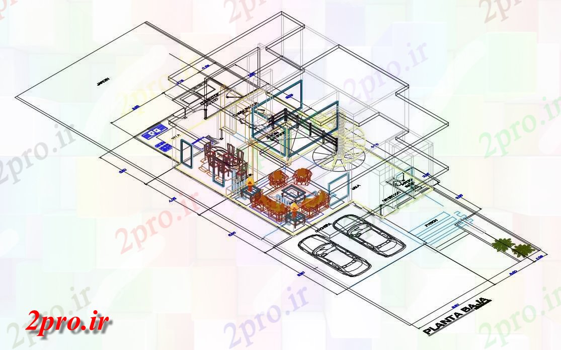 دانلود تری دی  خانه D مدل  طراحی  کد  (کد21721)