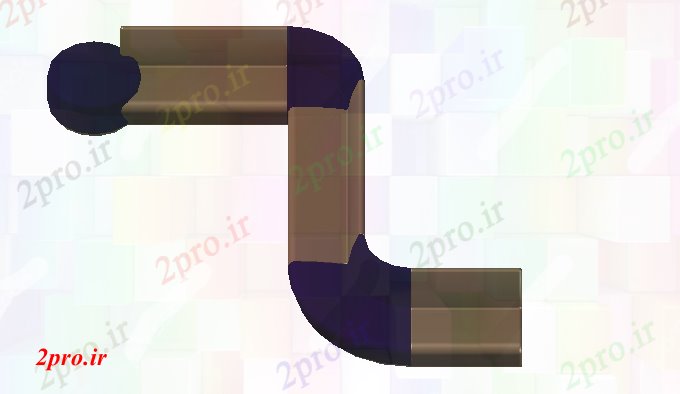 دانلود تری دی  منحنی مبل بالای صفحه نمایش D جزئیات کد  (کد21945)
