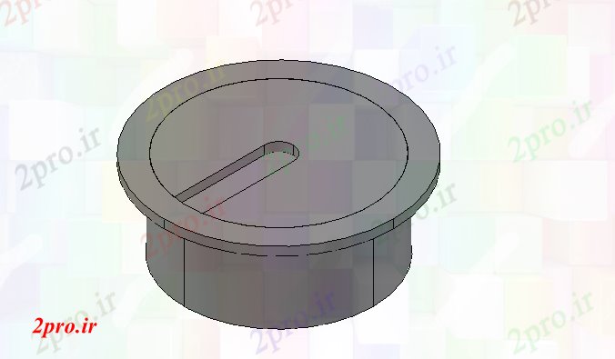 دانلود تری دی  کابل میز پولک لاستیکی D کد  (کد21992)