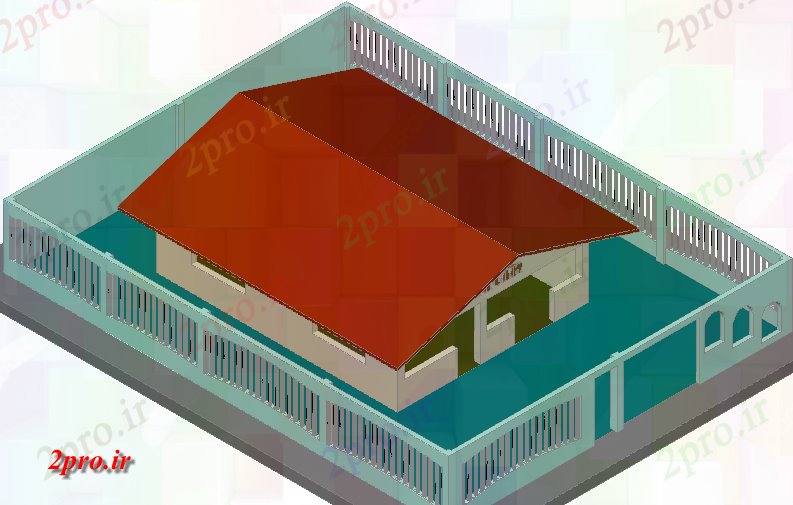 دانلود تری دی  مجازی مدل  D فایل dwg طرح جزئیات کد  (کد22219)