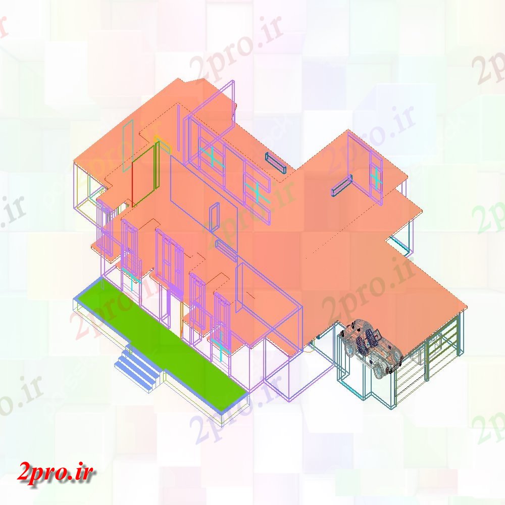 دانلود تری دی 3 D اتاق خانه طرح جزئیات (کد22566)