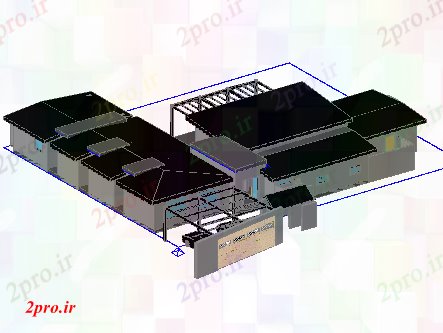 دانلود تری دی  ارتفاعی D جزئیات کد  (کد22583)