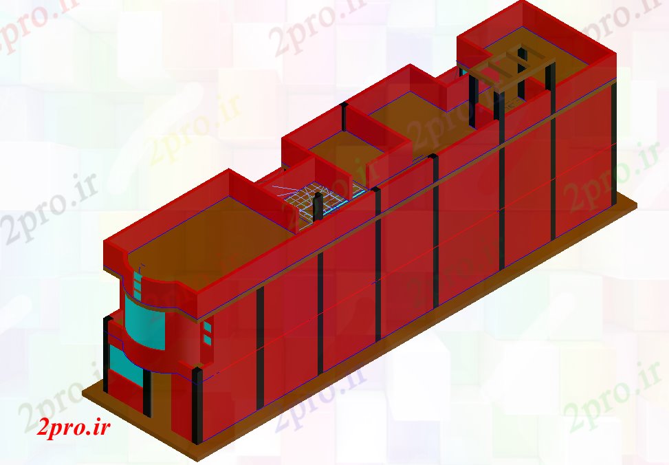 دانلود تری دی   D فایل طرح خانه کد  (کد22613)