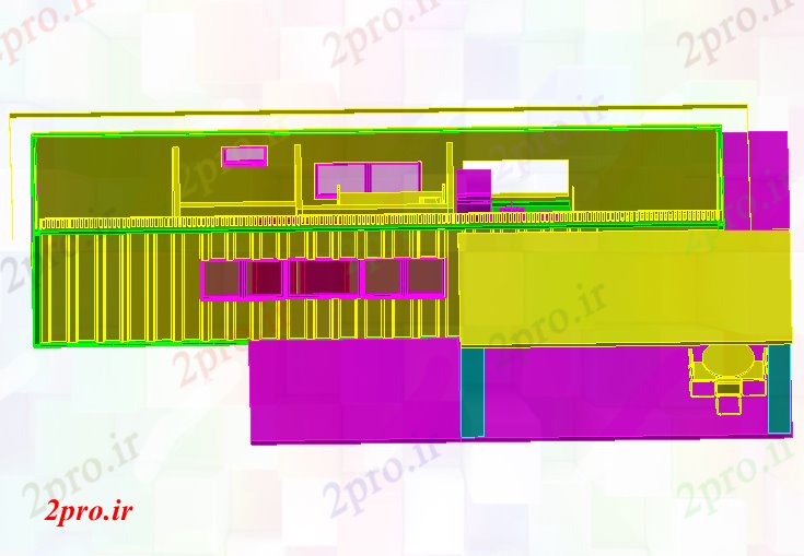 دانلود تری دی  جزئیات  D فایل dwg خانه کد  (کد22617)