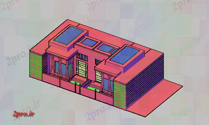 دانلود تری دی  دفتر D کد  (کد22698)