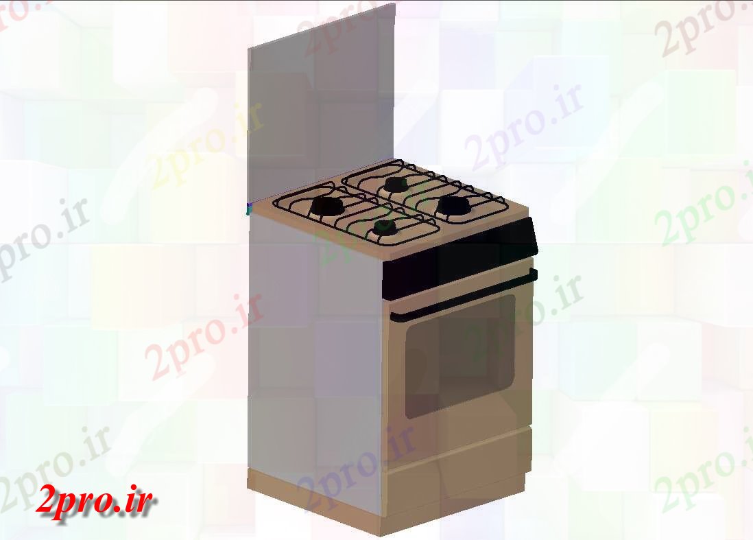 دانلود تری دی  آتش مدل محل D ، آشپزخانه طراحی جزئیات  کد  (کد22831)