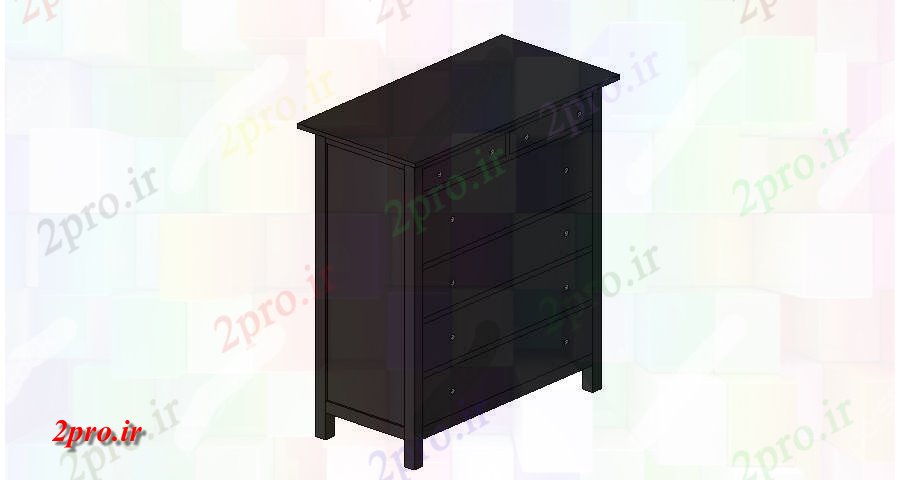 دانلود تری دی  چوبی کابینه اتاق طراحی  D طراحی جزئیات  کد  (کد22888)