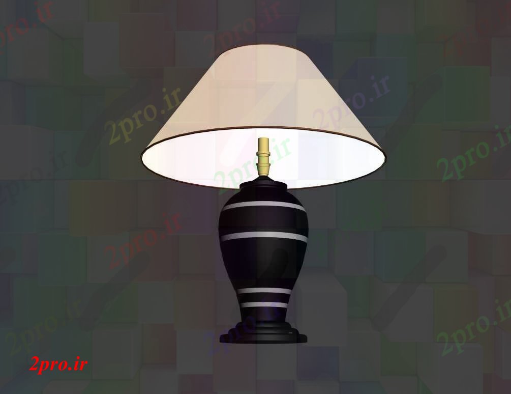 دانلود تری دی  خلاق لامپ نور جزئیات طراحی  مدل D  حداکثر فایل کد  (کد22948)