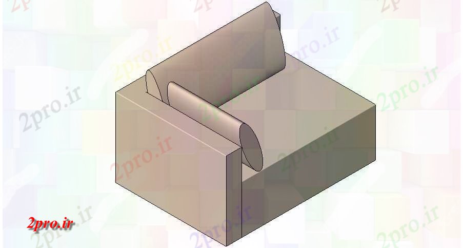 دانلود تری دی  مبل کوچک مجموعه D  بلوک طراحی جزئیات SKP فایل کد  (کد23112)