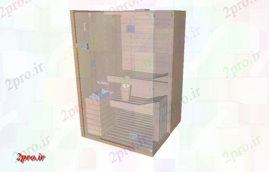 دانلود تری دی  سونا کابینه بخار مدل d طراحی  جزئیات SKP فایل های چوبی کد  (کد23148)