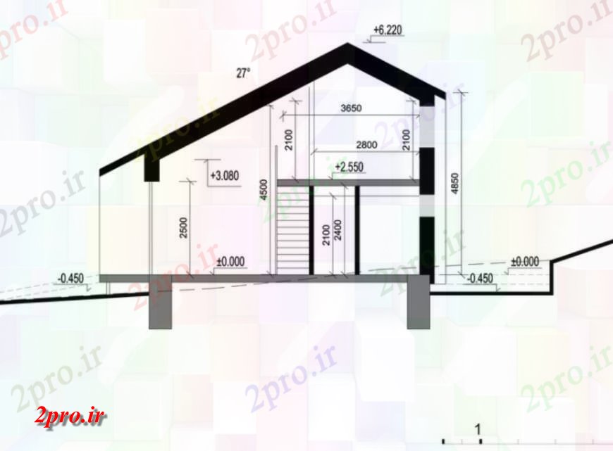 دانلود تری دی  بخش جلویی سازنده طراحی جزئیات از خانه کوچک مدل d فایل SKP کد  (کد23995)